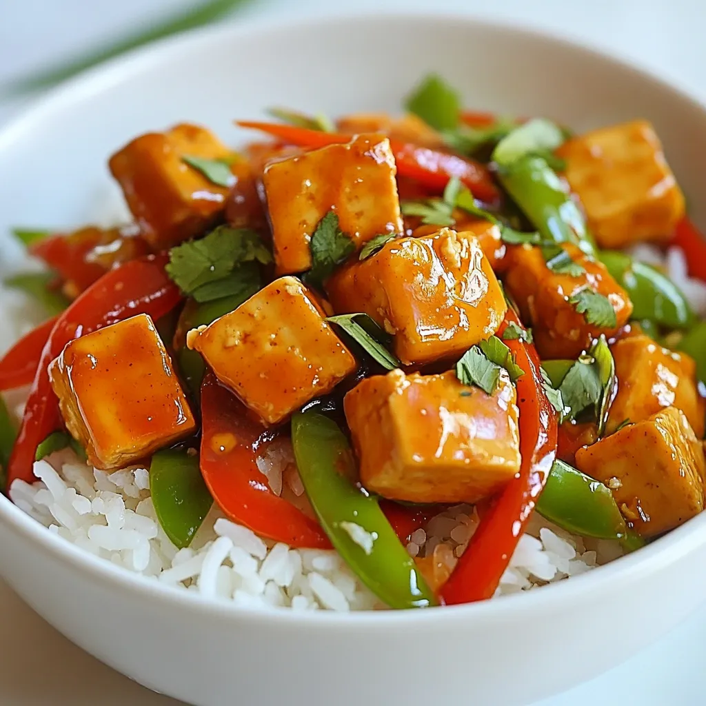 Sweet Chili Garlic Tofu Stir Fry Flavorful Meal Idea