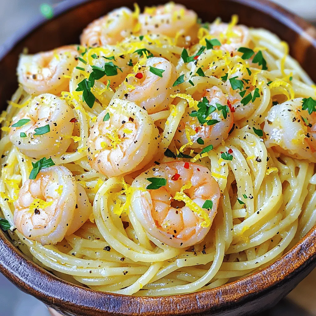 Lemon Garlic Shrimp Pasta Irresistible and Quick Meal