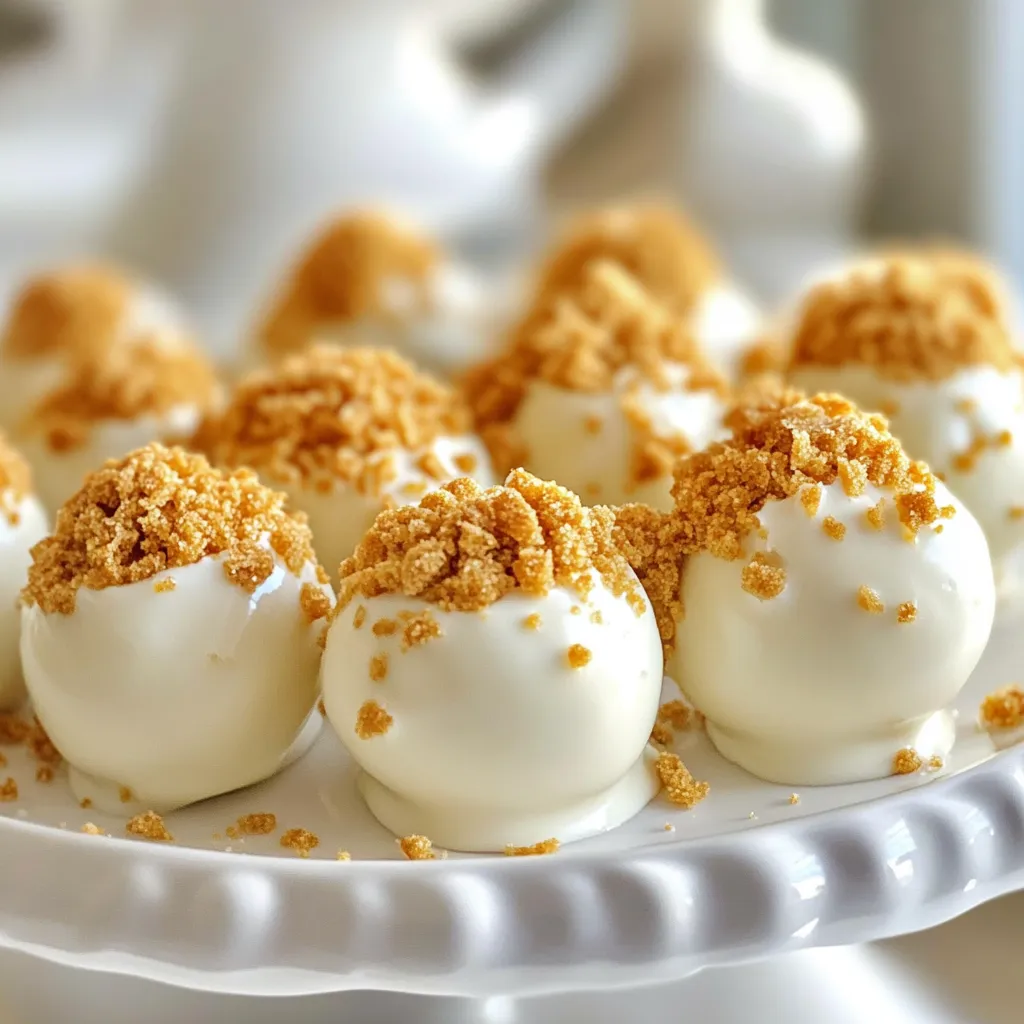 Biscoff Cheesecake Truffles Smooth and Creamy Treat