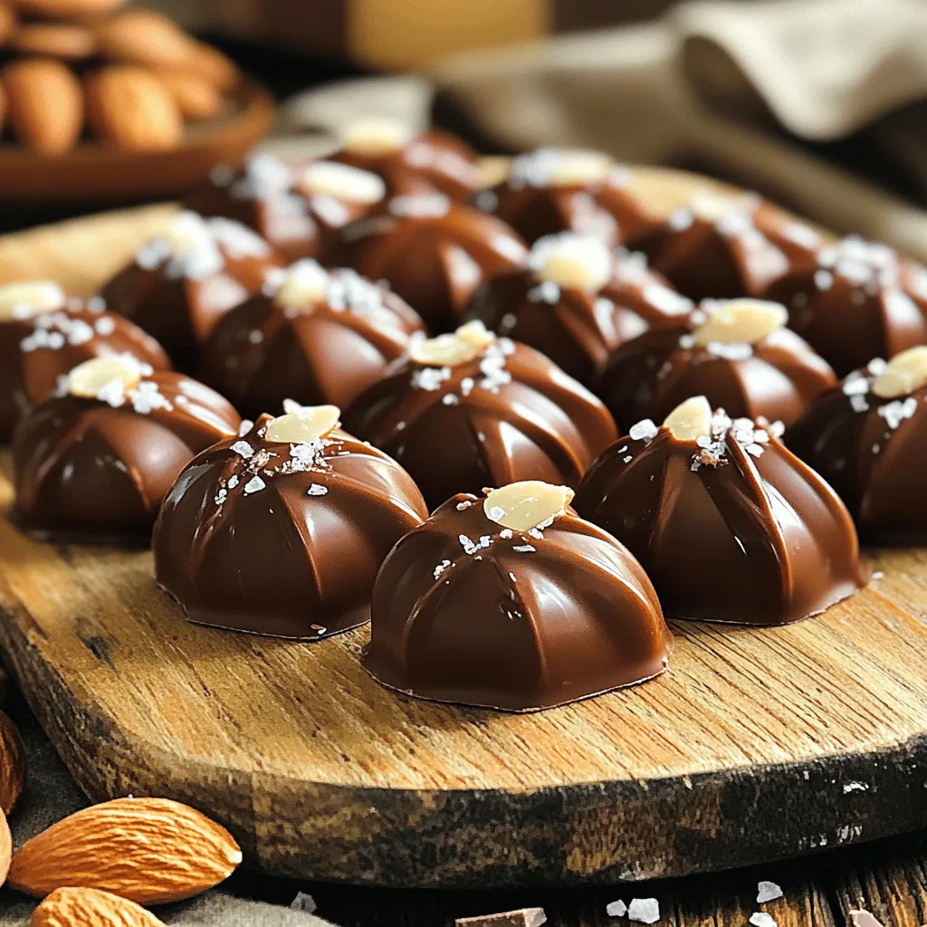 Chocolate Covered Almond Clusters Healthy Snack Delight