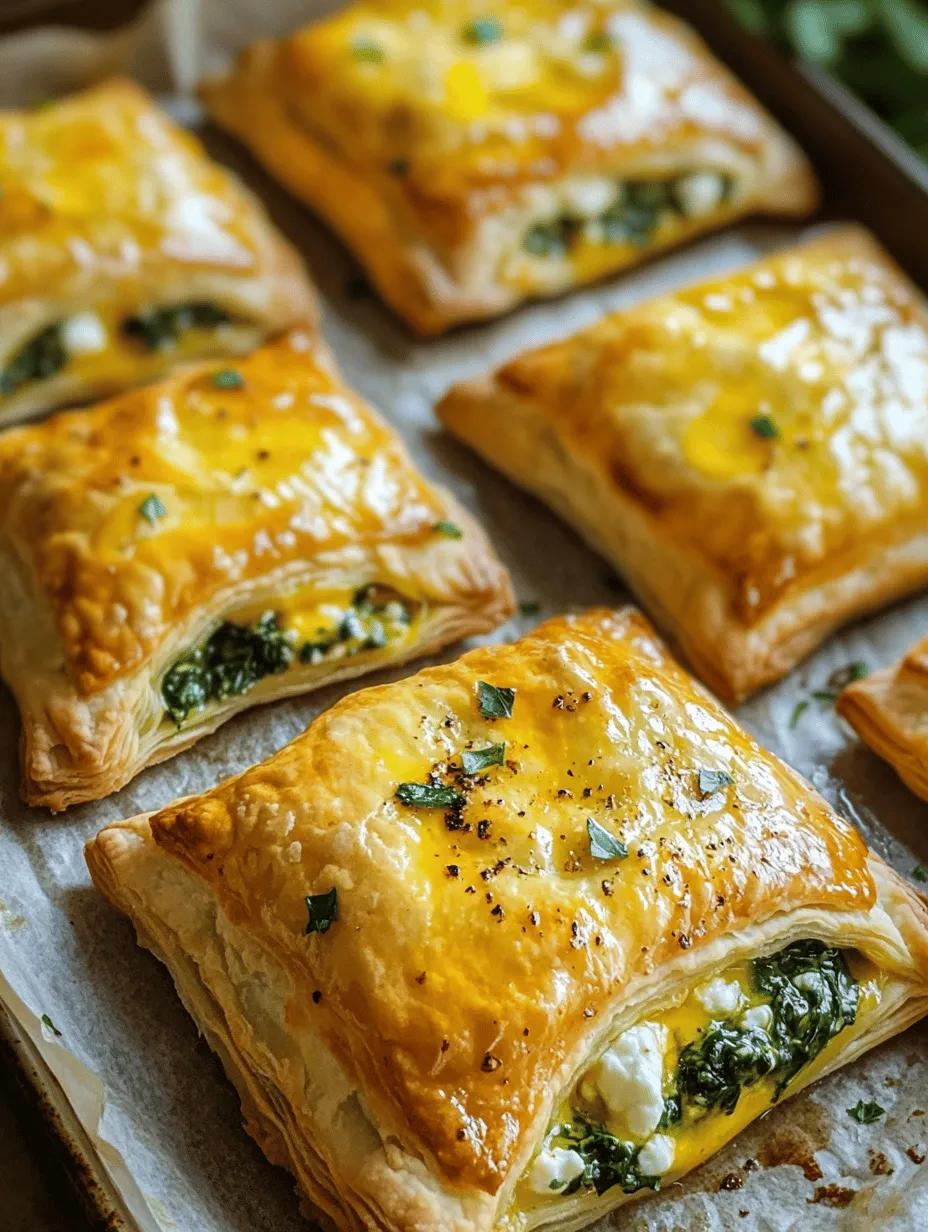 Cheesy Spinach Delight Pockets: A Flavorful and Easy Recipe