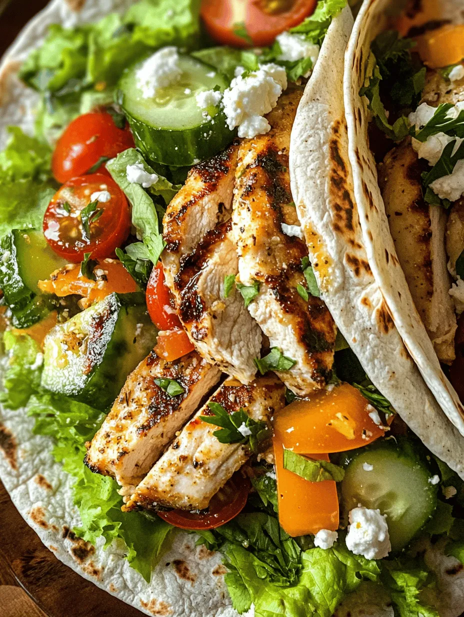 Flavor-Packed Garlic Chicken Wraps: A Delicious and Nutritious Meal