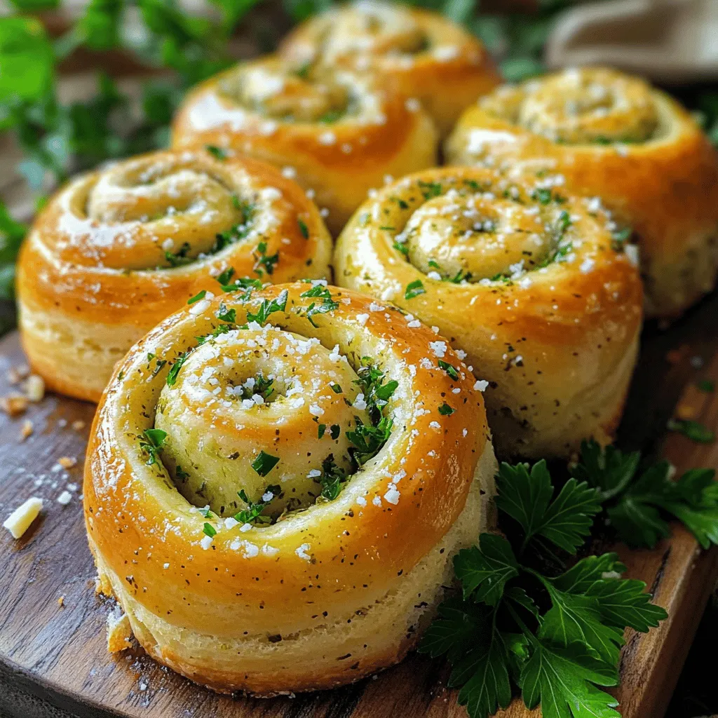 Herb &#038; Garlic Swirl Rolls Simple and Tasty Recipe