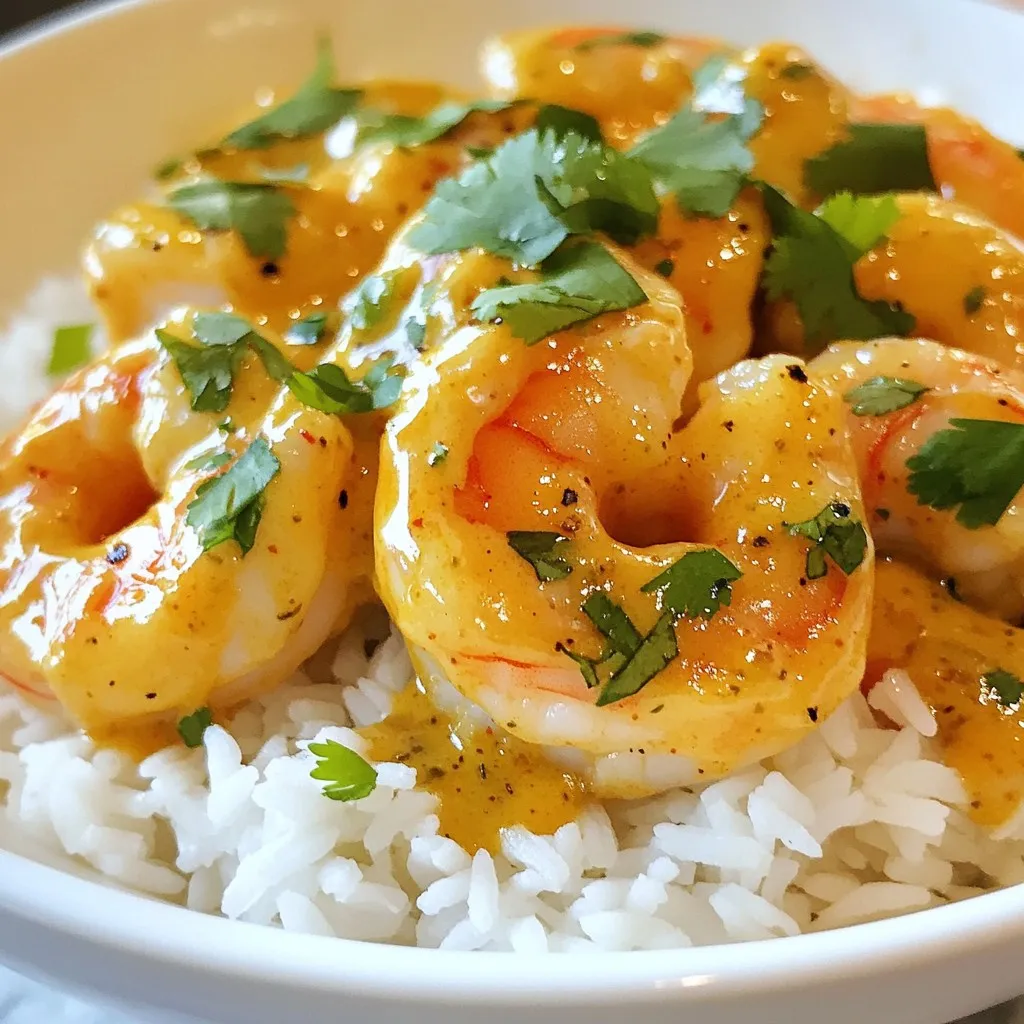 Creamy Coconut Shrimp Delightfully Simple Dish