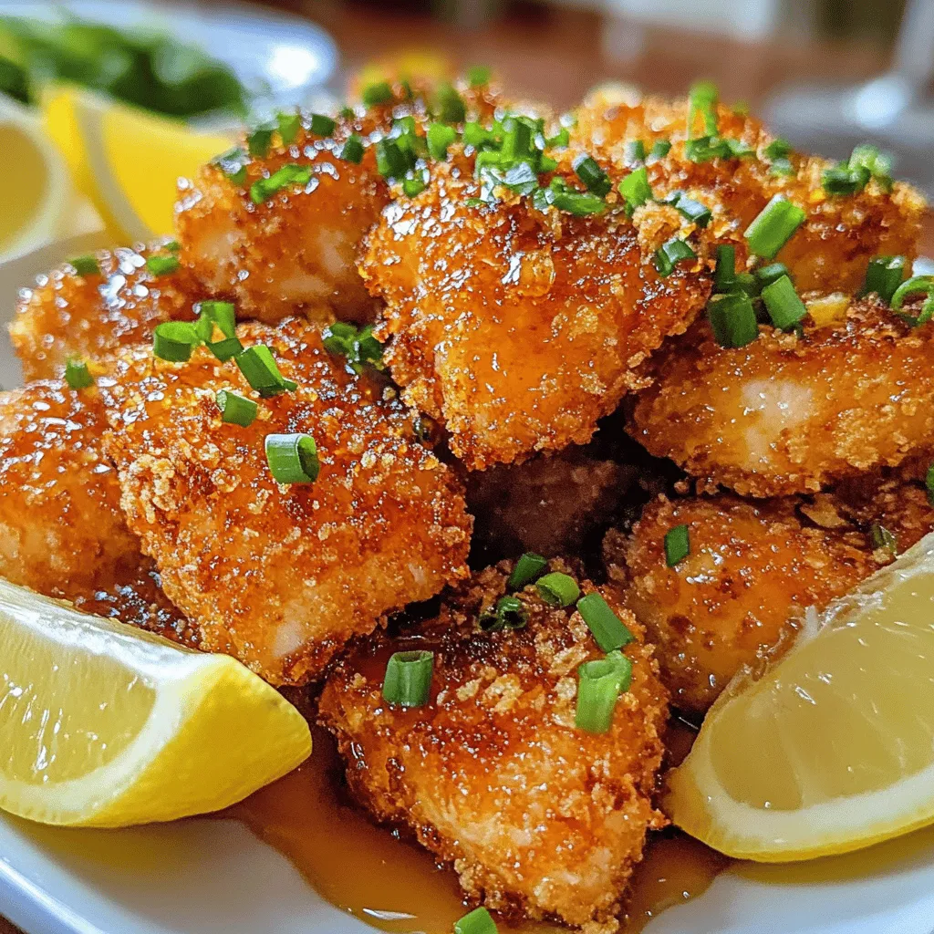 Crispy Honey Garlic Salmon Bites: A Flavorful Journey