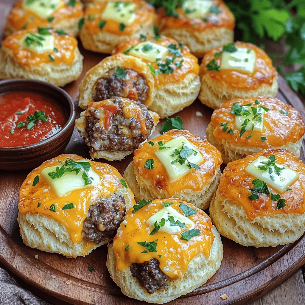 Irresistible Garlic Parmesan Cheeseburger Bombs Recipe