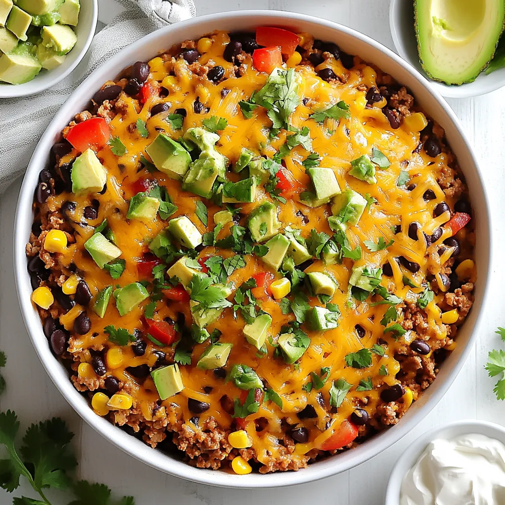 Cheesy Fiesta Taco Skillet Quick and Tasty Meal