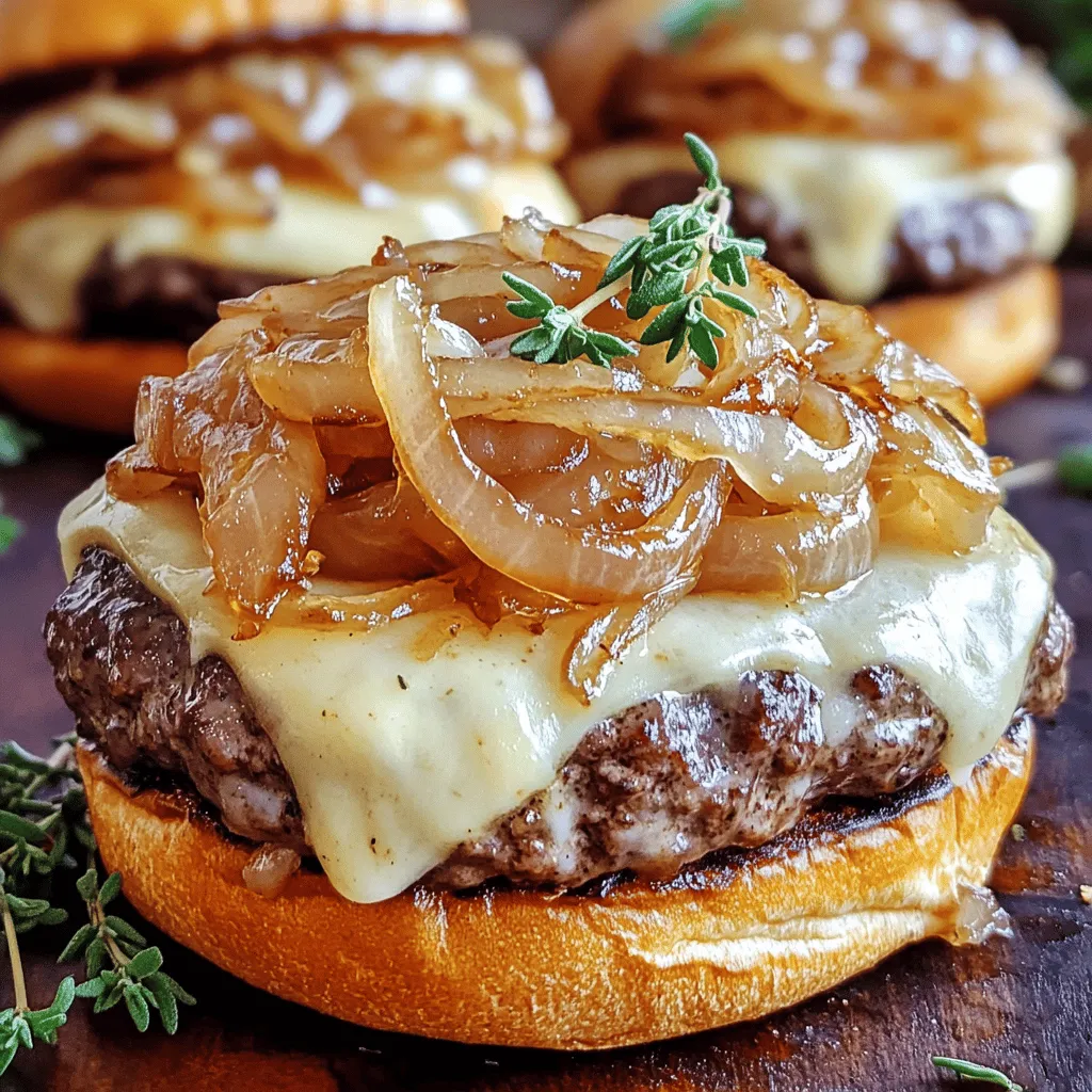French Onion Burgers: A Delectable Twist on a Classic Favorite