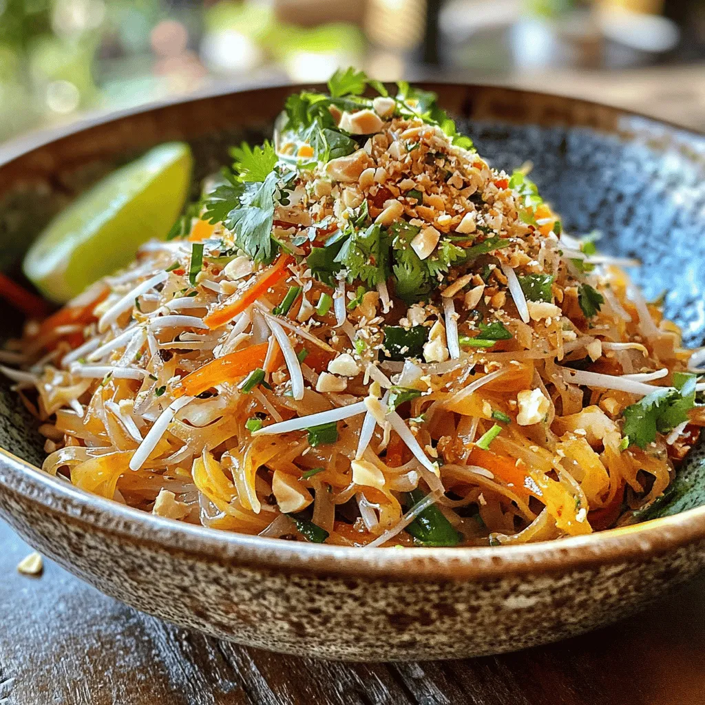 Zesty Pad Thai Delight: A Flavorful Journey into Thai Cuisine