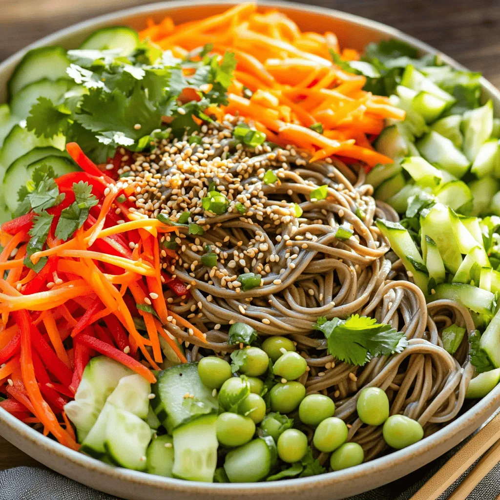 Sesame Ginger Soba Noodle Salad Fresh and Flavorful