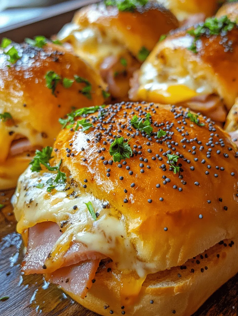 Indulge in Cheesy Bliss: A Delightful Ham Slider Recipe