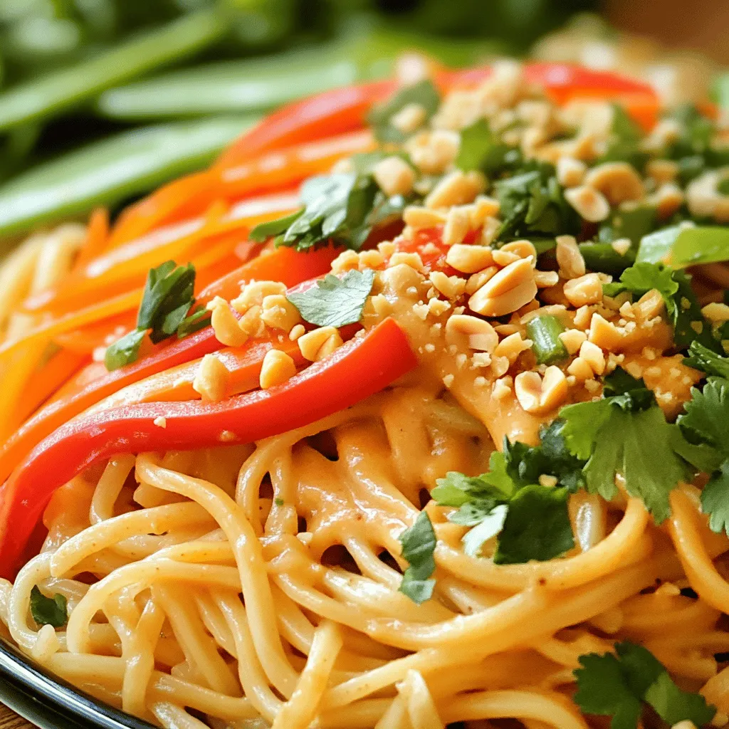 Spicy Thai Peanut Noodles Flavorful and Easy Recipe