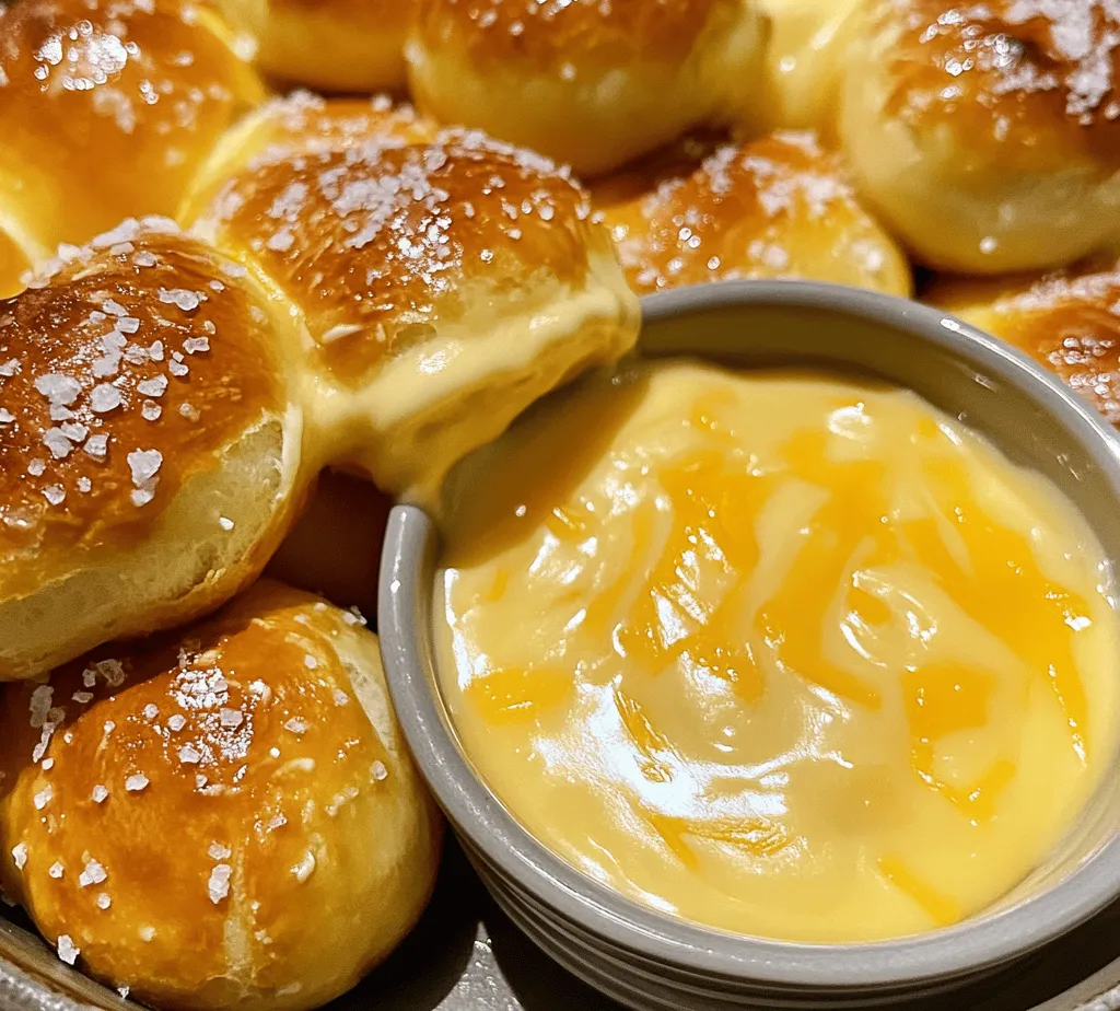 The allure of cheesy pretzel bites can be likened to the universal appeal of comfort food. These delightful morsels combine the warm, chewy texture of freshly baked pretzels with a rich, creamy cheddar sauce that elevates the snacking experience. If you