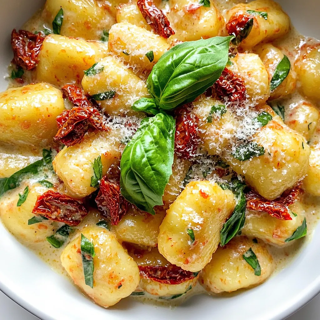 Creamy Sun Dried Tomato Gnocchi Simple Dinner Recipe