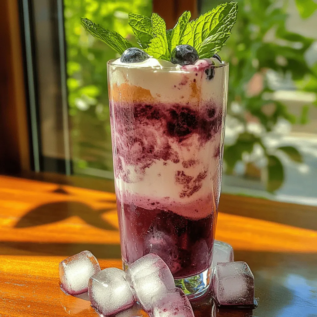 To make a sugar-free blueberry Italian cream soda, you need simple ingredients. Here’s what you will need: