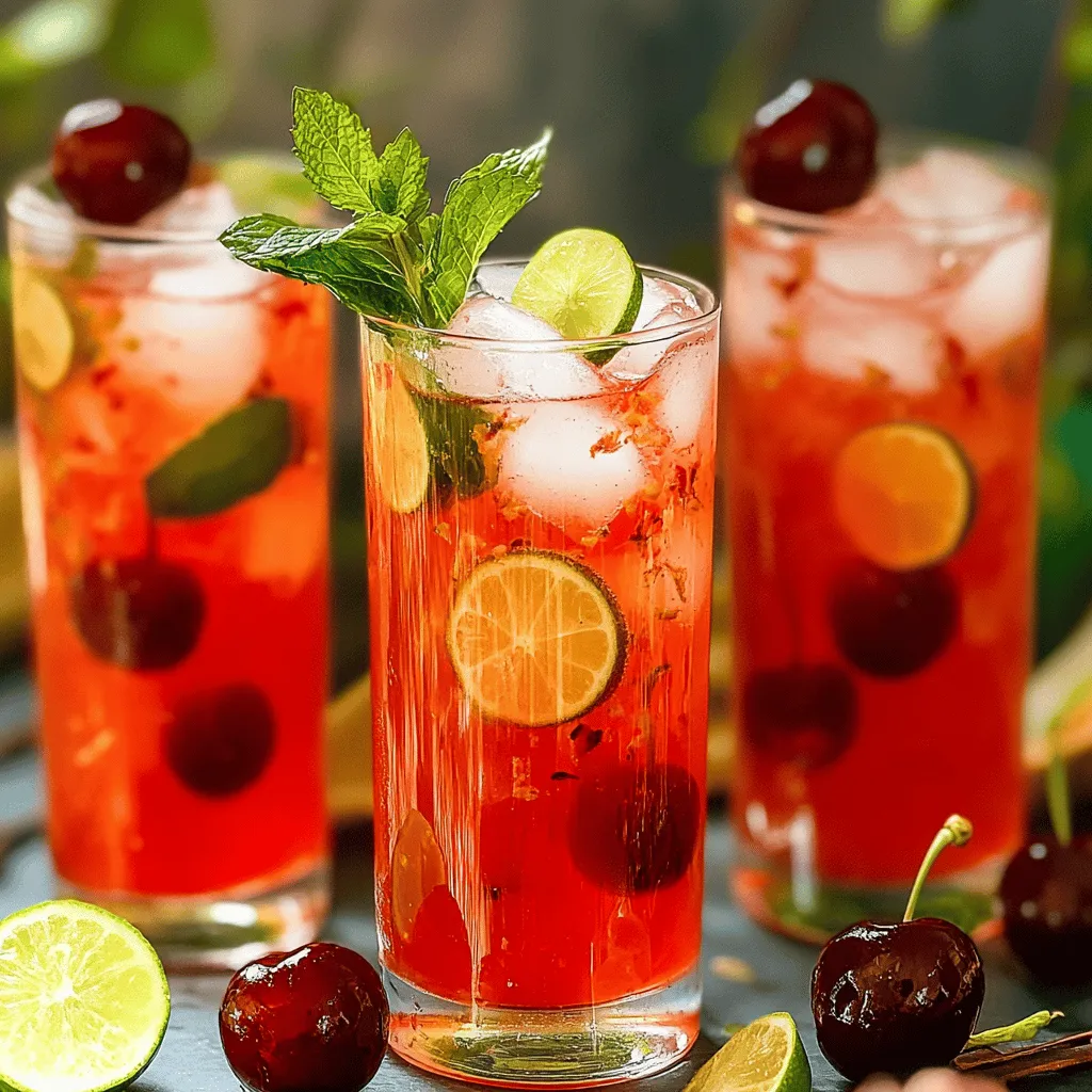 To make Cherry Agua Fresca, you need simple, fresh ingredients. Here’s what you will need: - 2 cups fresh cherries, pitted and halved - 4 cups cold water - 1/4 cup fresh lime juice (about 2 limes) - 1/4 cup agave syrup (or honey)