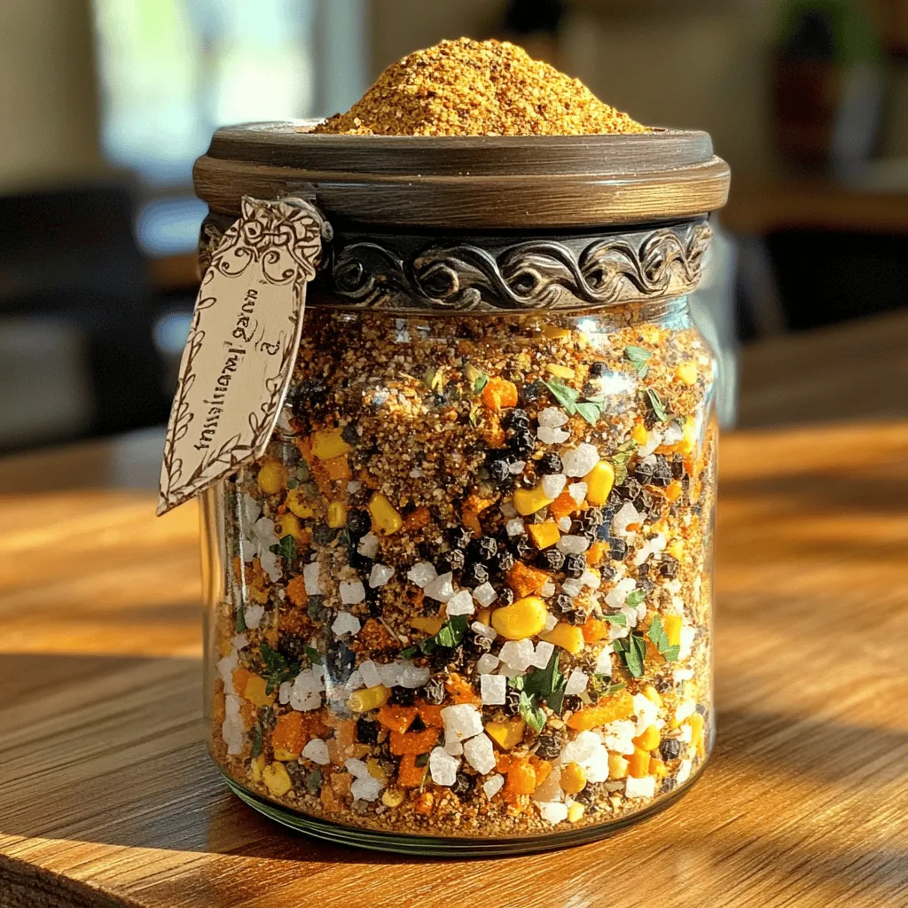 How Make Own Seasoning Poster for Your Kitchen Guide