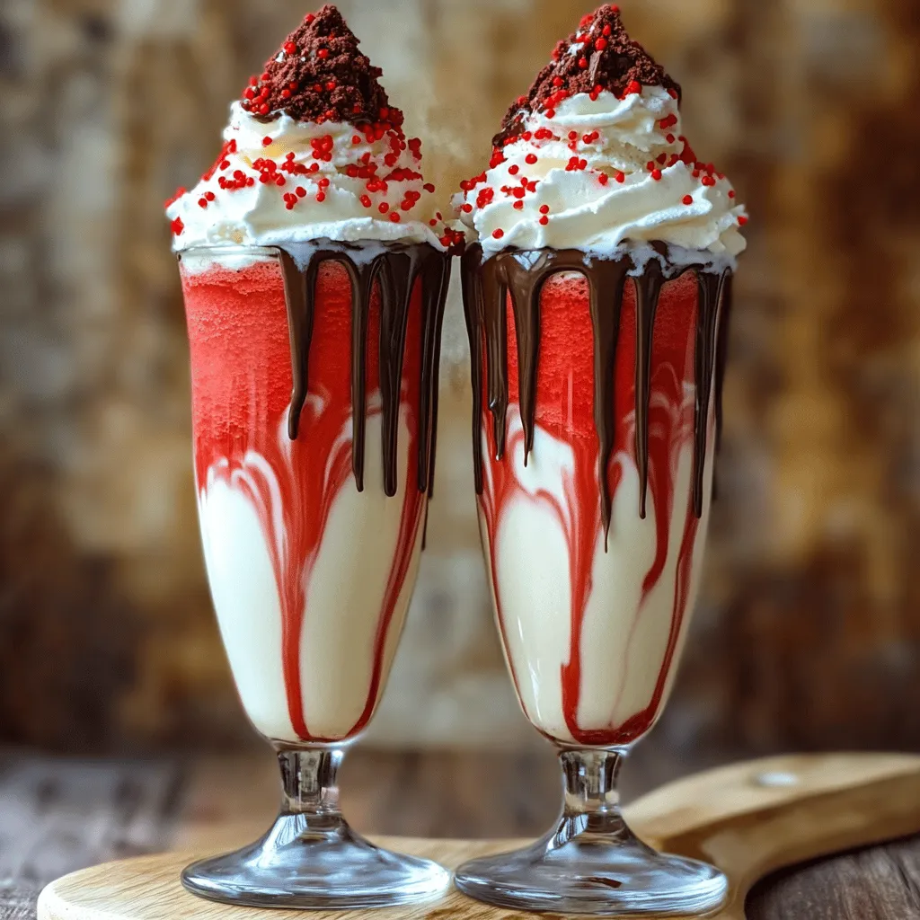 Red Velvet Indulgence Milkshake Recipe