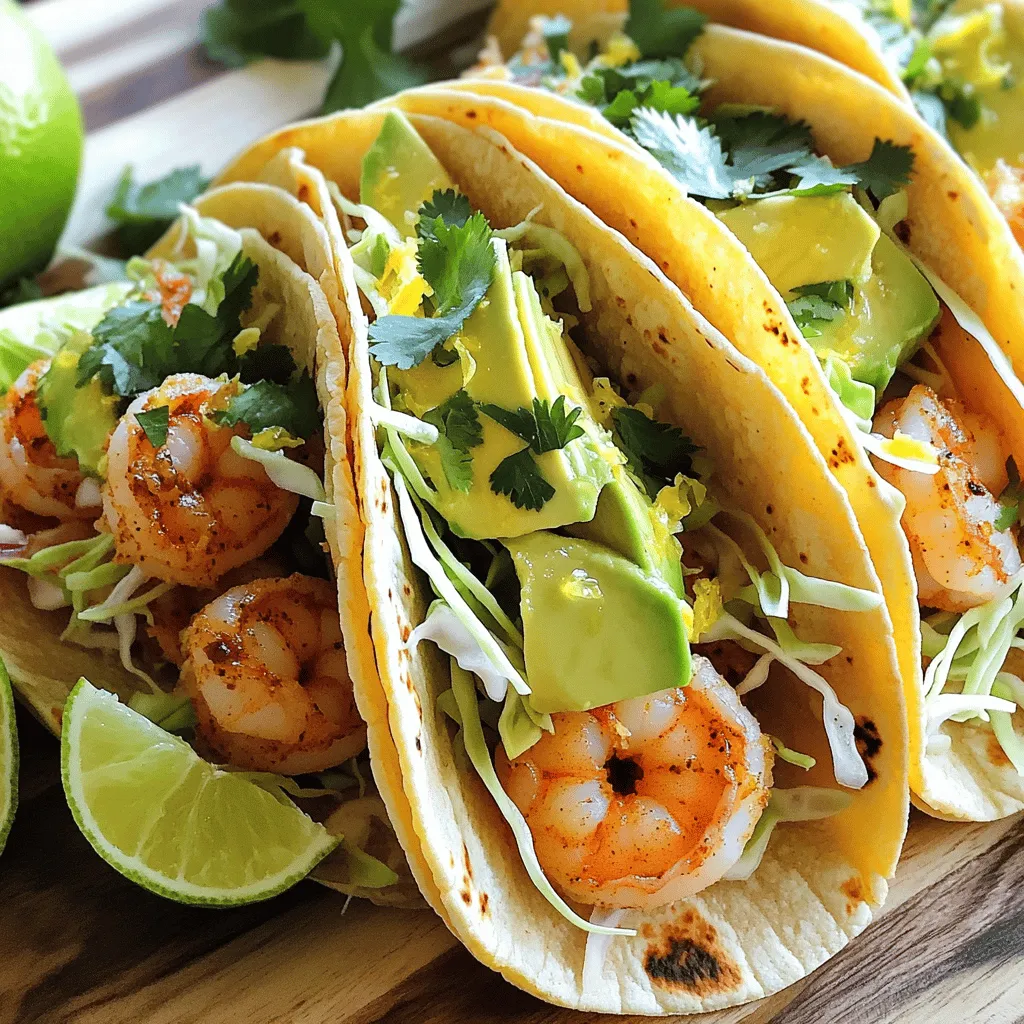 Lemon Garlic Shrimp Tacos Flavorful and Easy Recipe