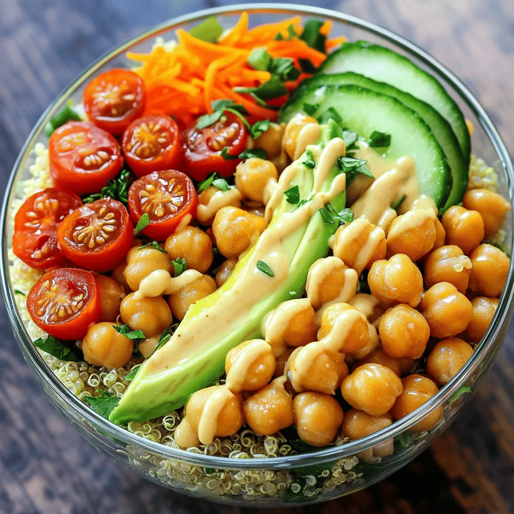 Easy Chickpea Buddha Bowl Flavorful and Healthy Recipe