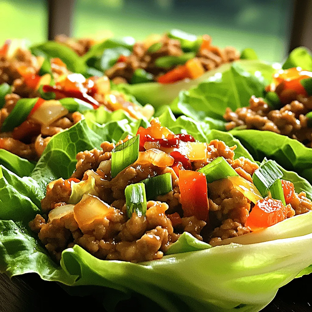 Spicy Chicken Lettuce Wraps Flavorful and Simple Meal