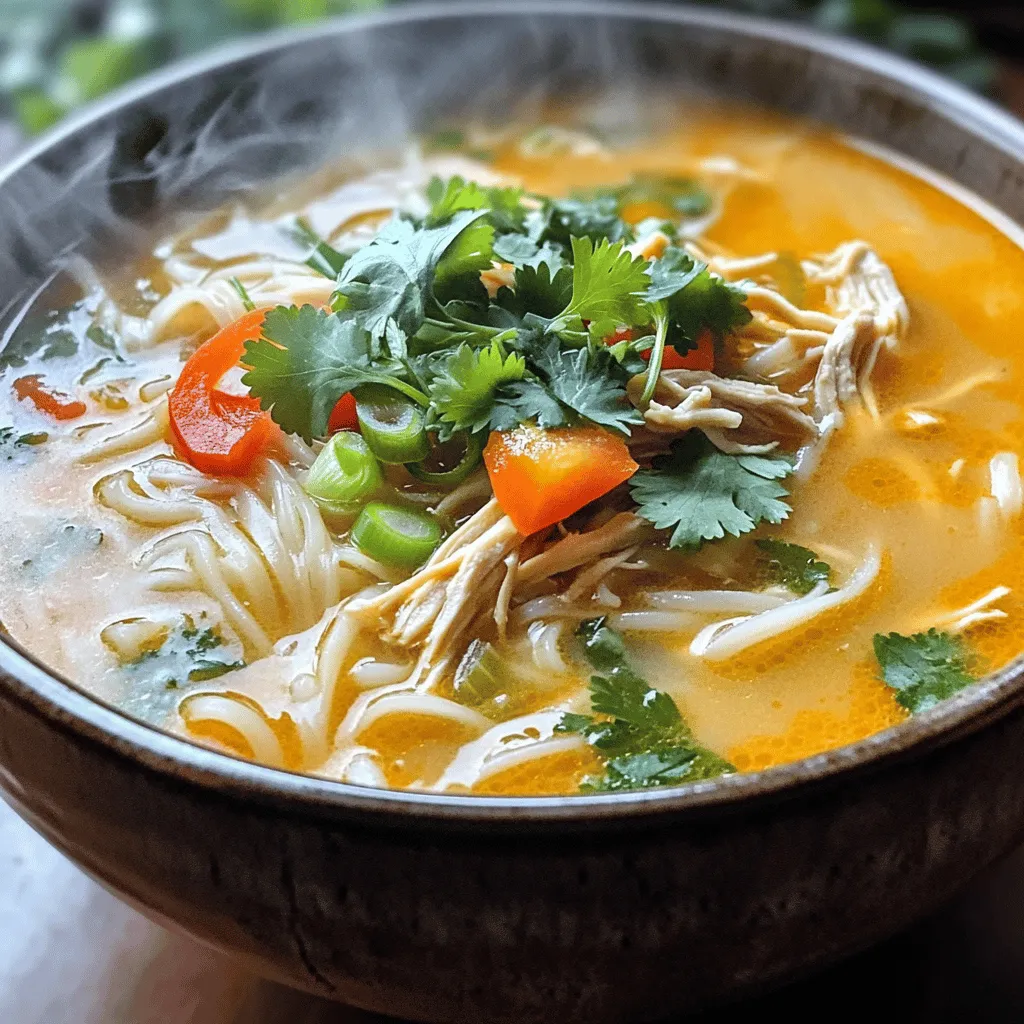 Thai Chicken Noodle Soup: A Comforting Delight