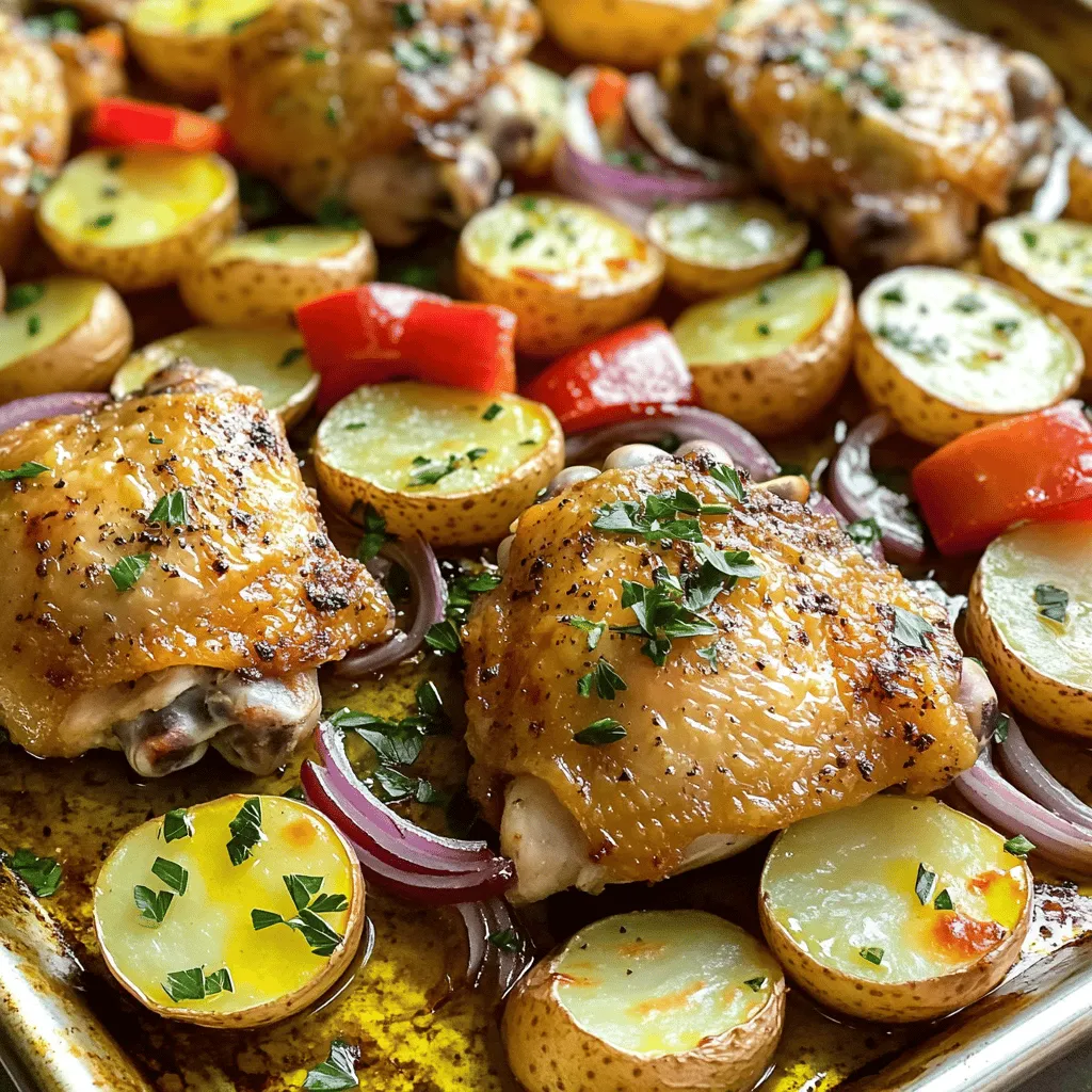 Savory Sheet Pan Greek Chicken &#038; Potatoes Delight