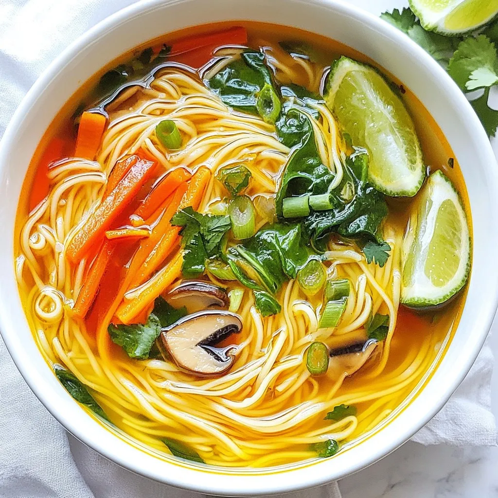Spicy Sriracha Noodle Soup Bold and Flavorful Dish