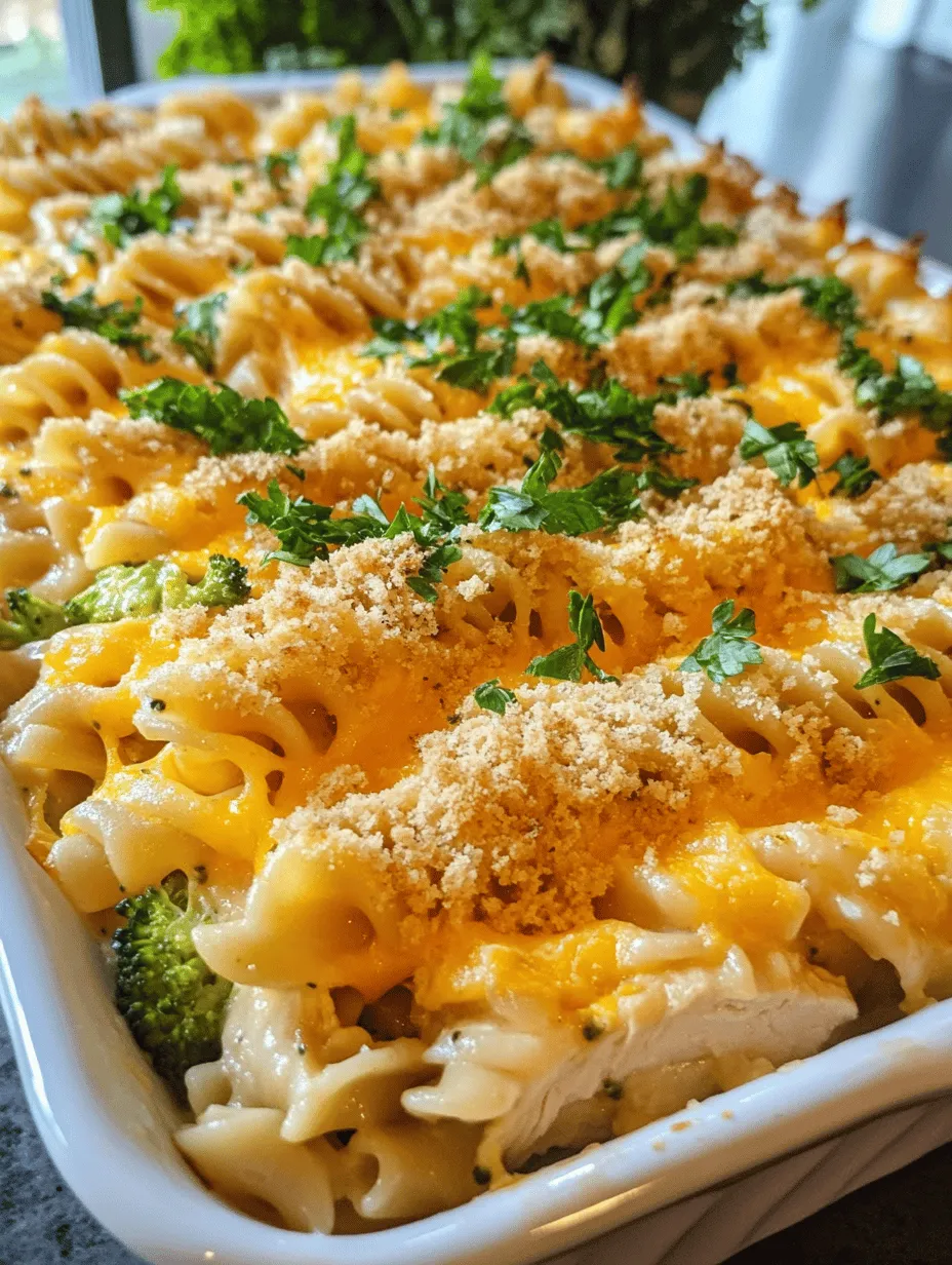 Cheesy Broccoli Chicken Noodle Delight: A Comforting Family Favorite
