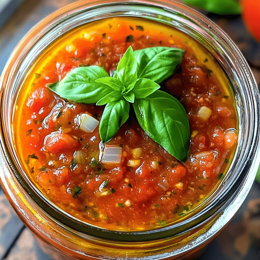 Zesty Garden Pizza Sauce: A Flavorful Homemade Delight