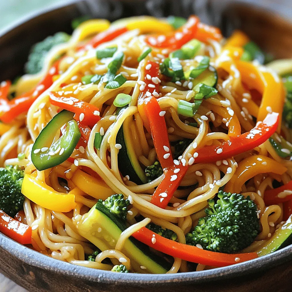 Simple Veggie Lo Mein Flavorful and Easy Dinner Prep
