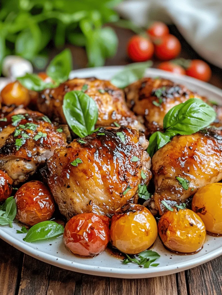 Balsamic Glazed Chicken Thighs with a Twist: A Flavorful Journey