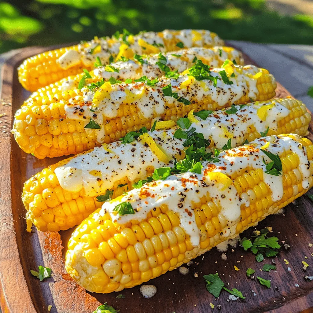 Lemon Pepper Corn on the Cob Flavorful Summer Treat
