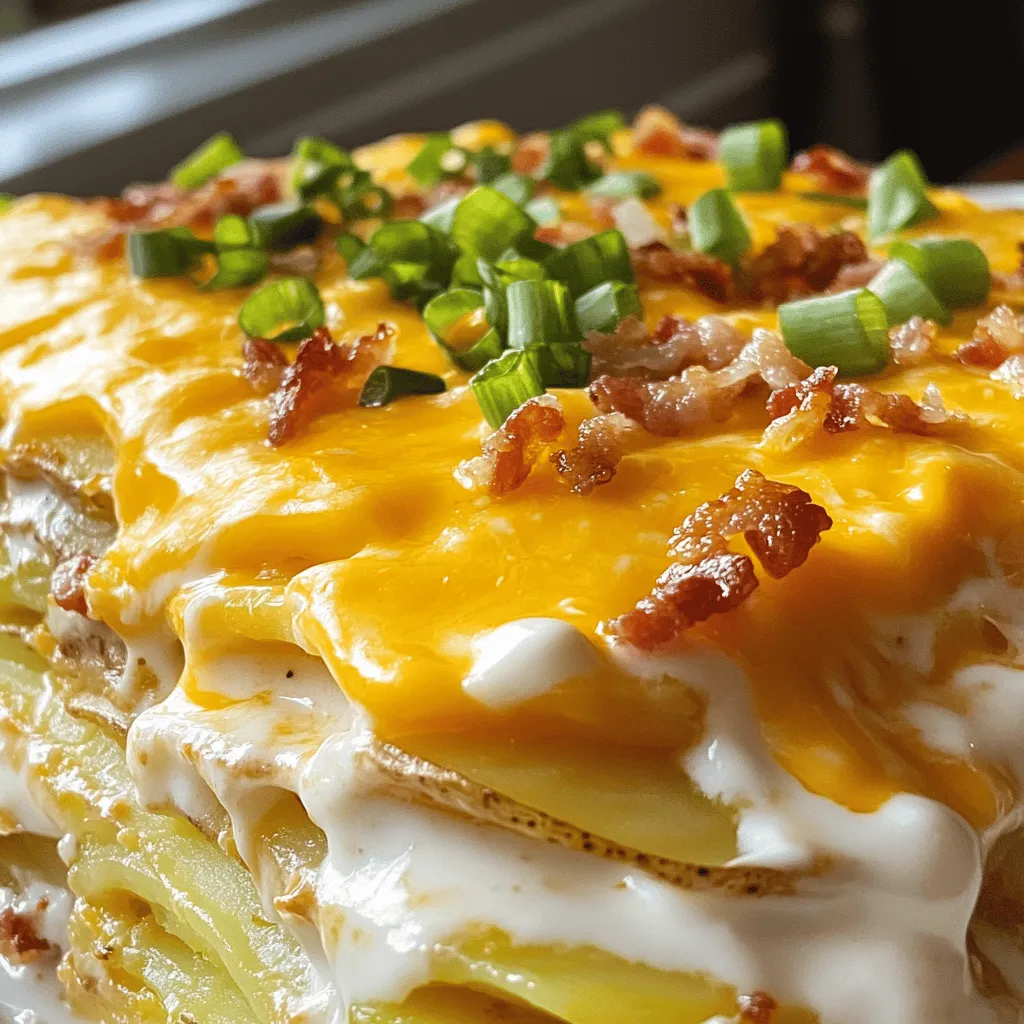 Mouthwatering Loaded Scalloped Potatoes Recipe