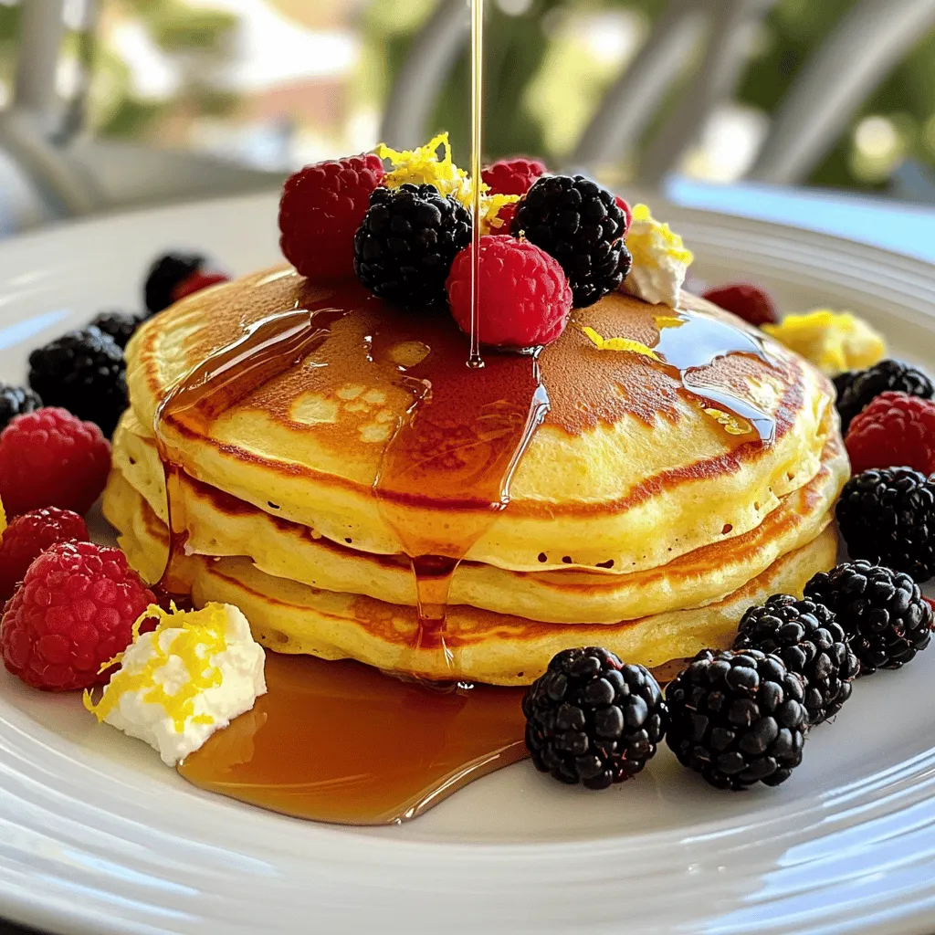 Lemon Ricotta Pancakes Scrumptious and Easy Recipe