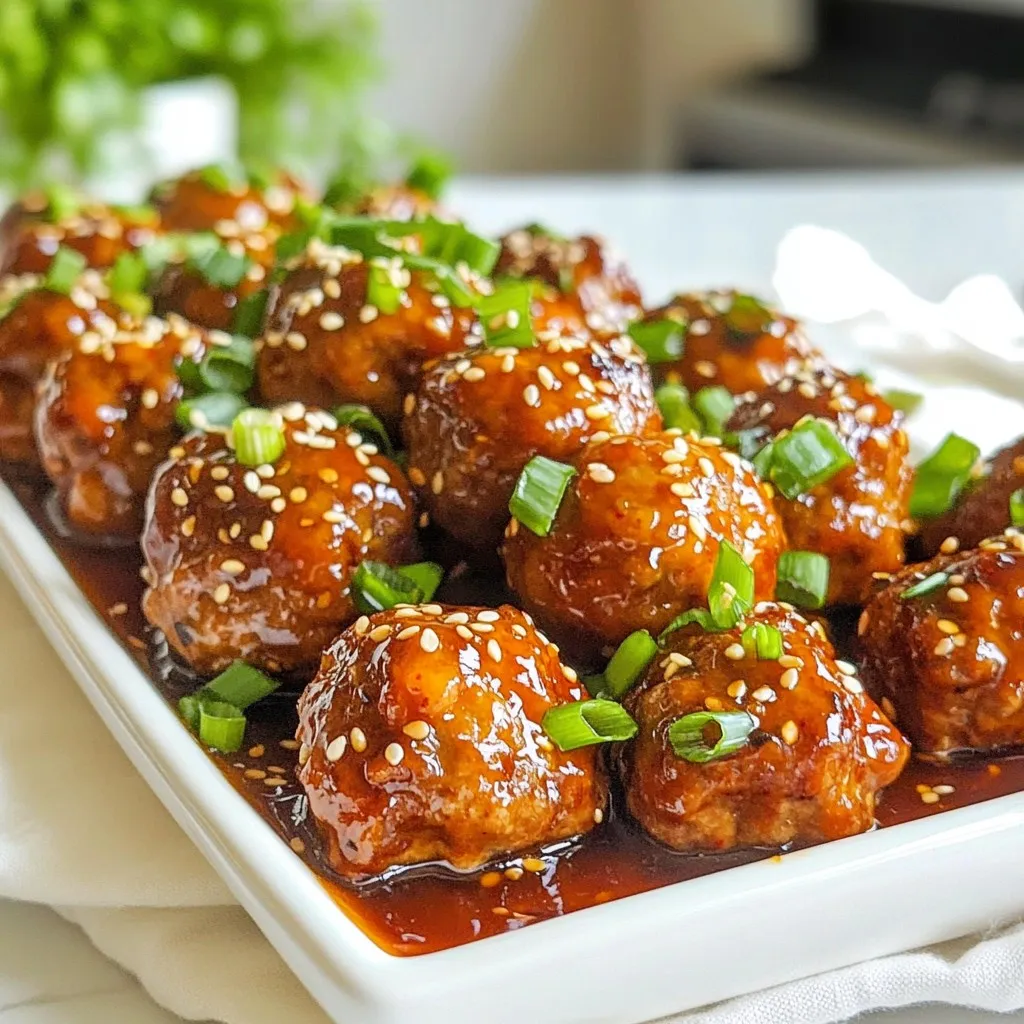 Sweet &#038; Spicy Korean Meatballs Flavorful and Easy Recipe