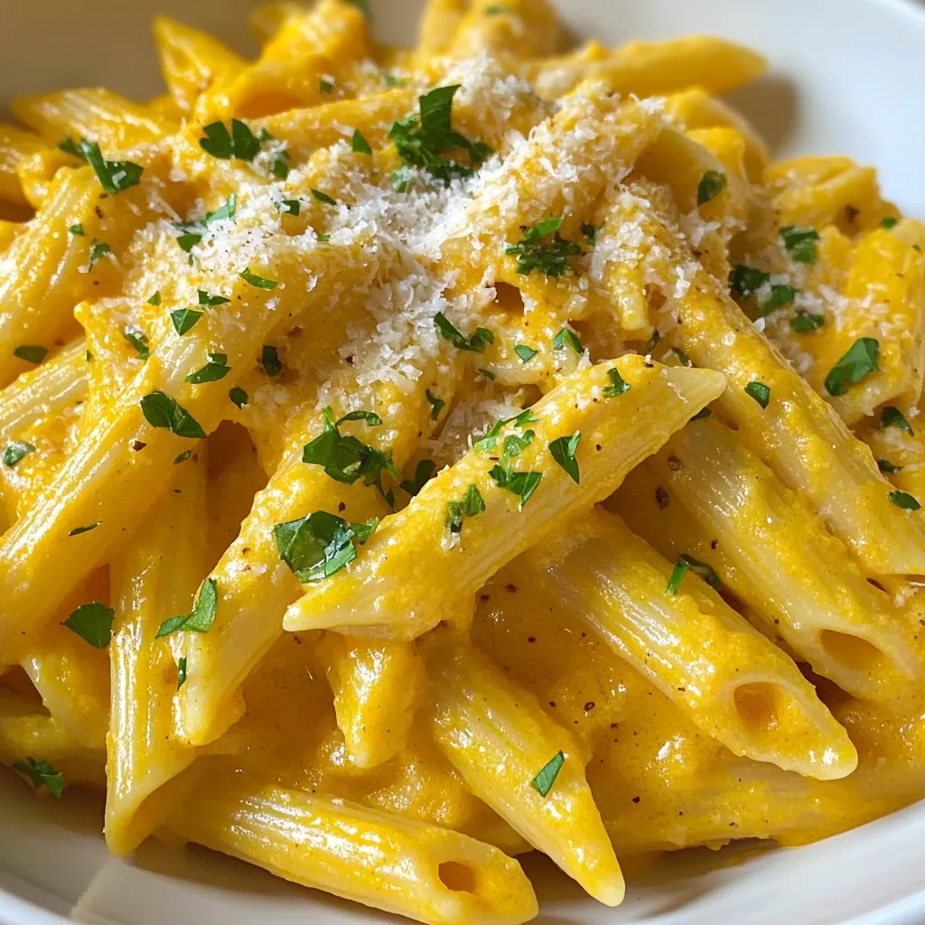 Creamy Butternut Squash Penne Flavorful Pasta Dish