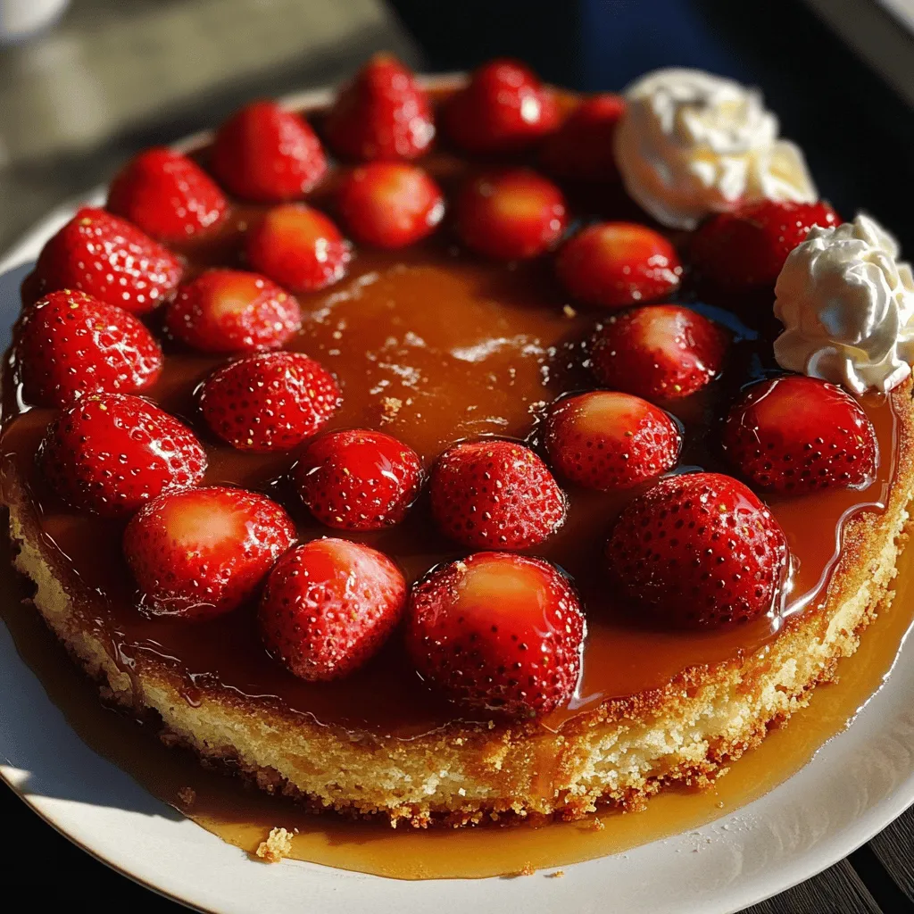 Strawberry Upside-Down Dream Cake: A Delightful Culinary Adventure