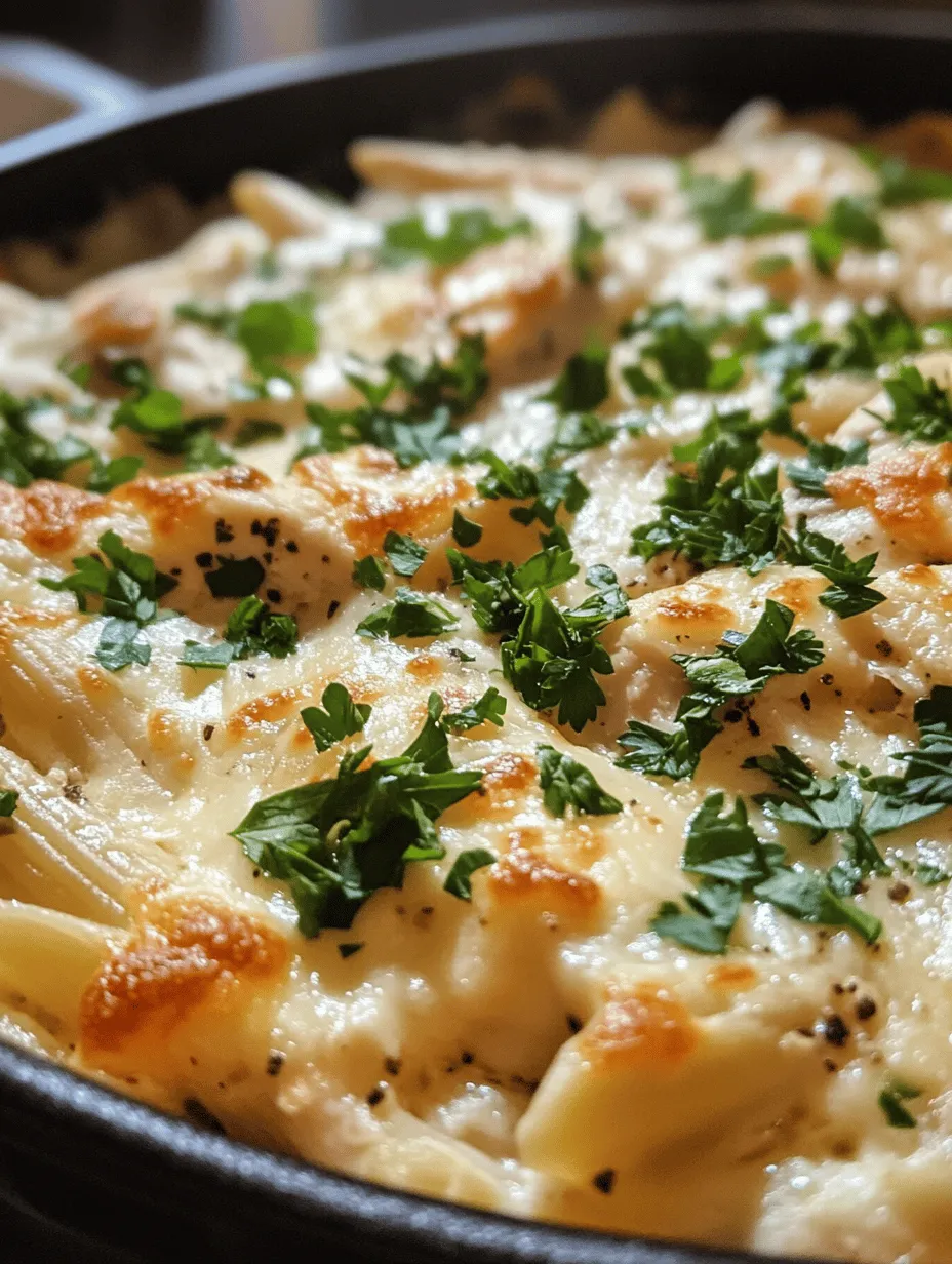 Cheesy Chicken Pasta Delight: A Comforting Culinary Experience