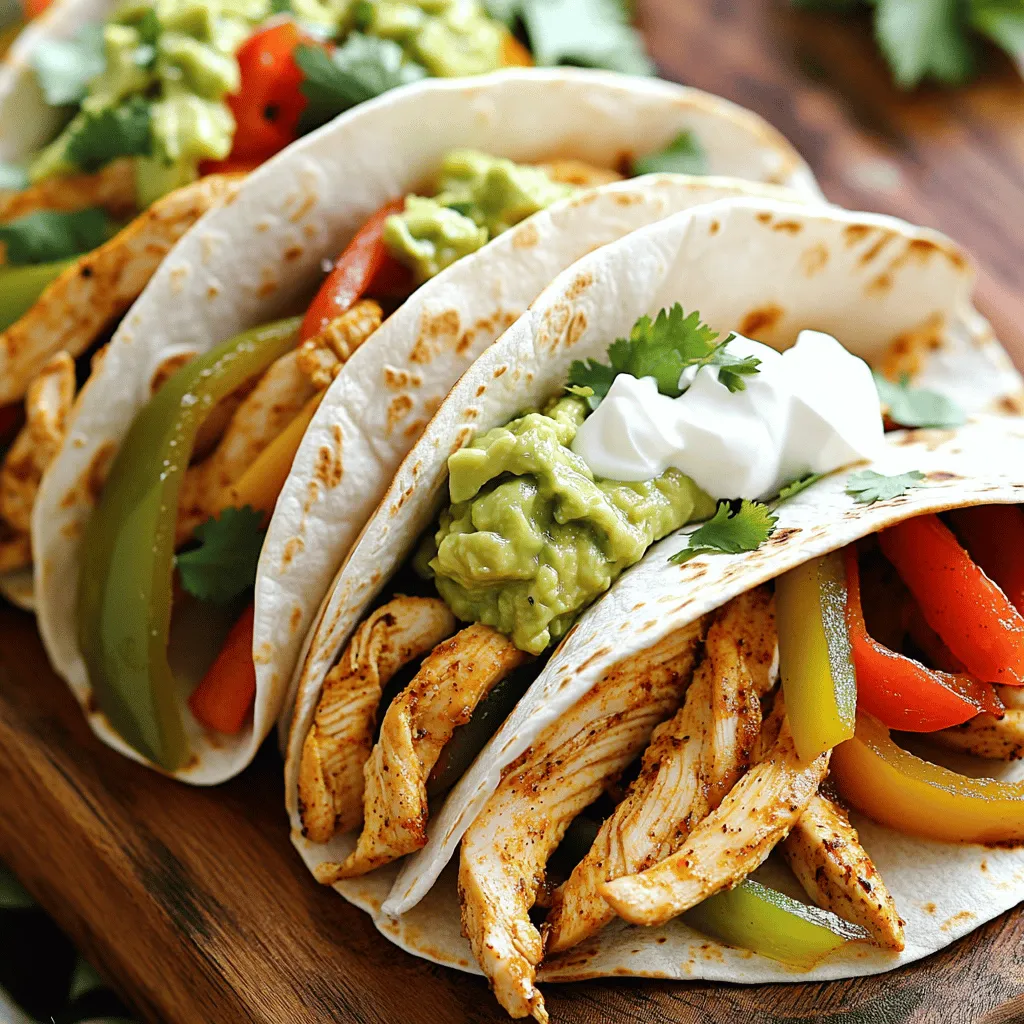 Easy Chicken Fajitas Quick and Flavorful Recipe
