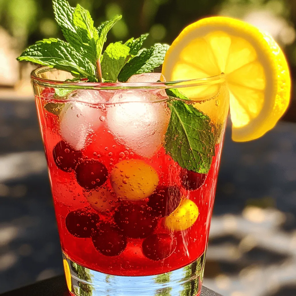 Cherry Lemonade Cooler Refreshing and Simple Recipe