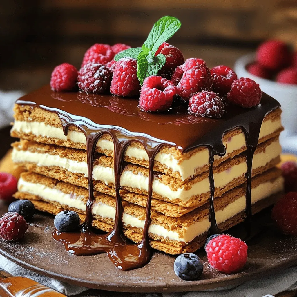 No Bake Eclair Cake Delightful and Simple Recipe