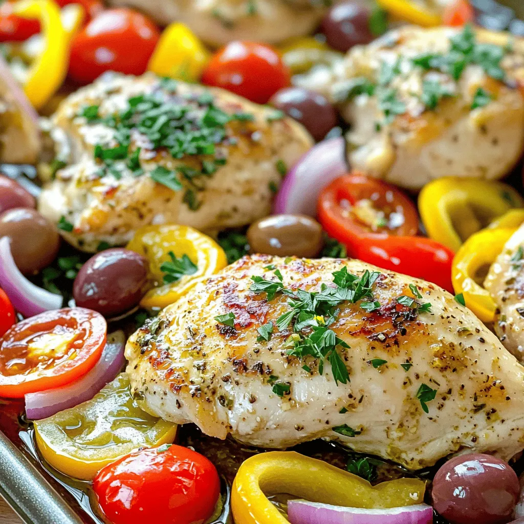 Savory Sheet-Pan Lemon Garlic Greek Chicken Delight