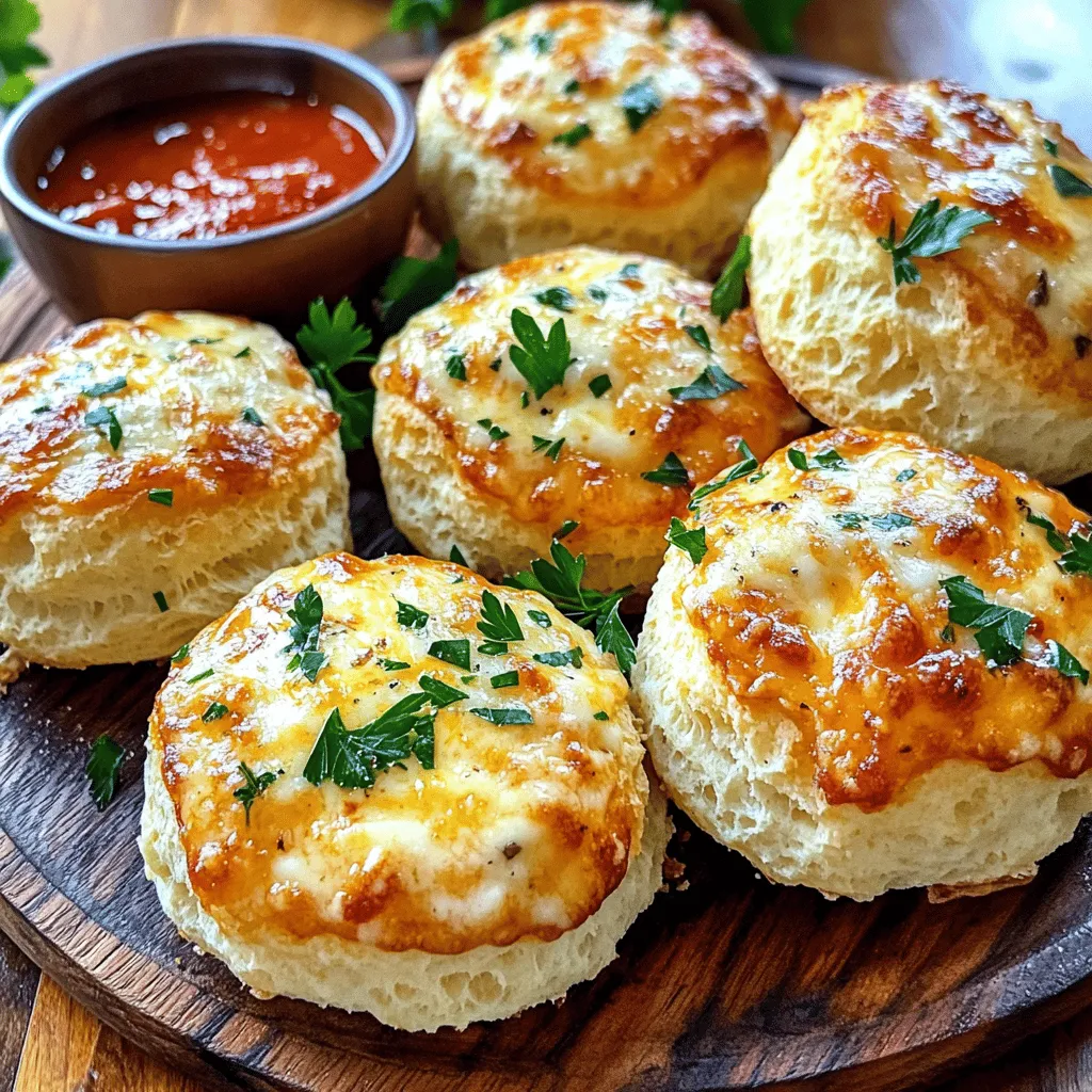 Pillsbury Biscuit Garlic Butter Cheese Bombs Delight