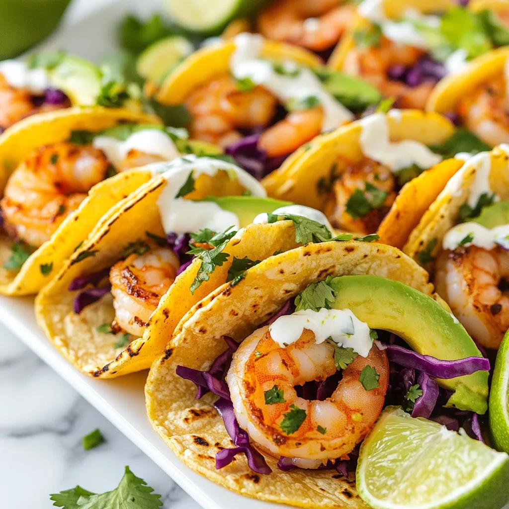 Cilantro Lime Shrimp Tacos Flavorful and Simple Meal