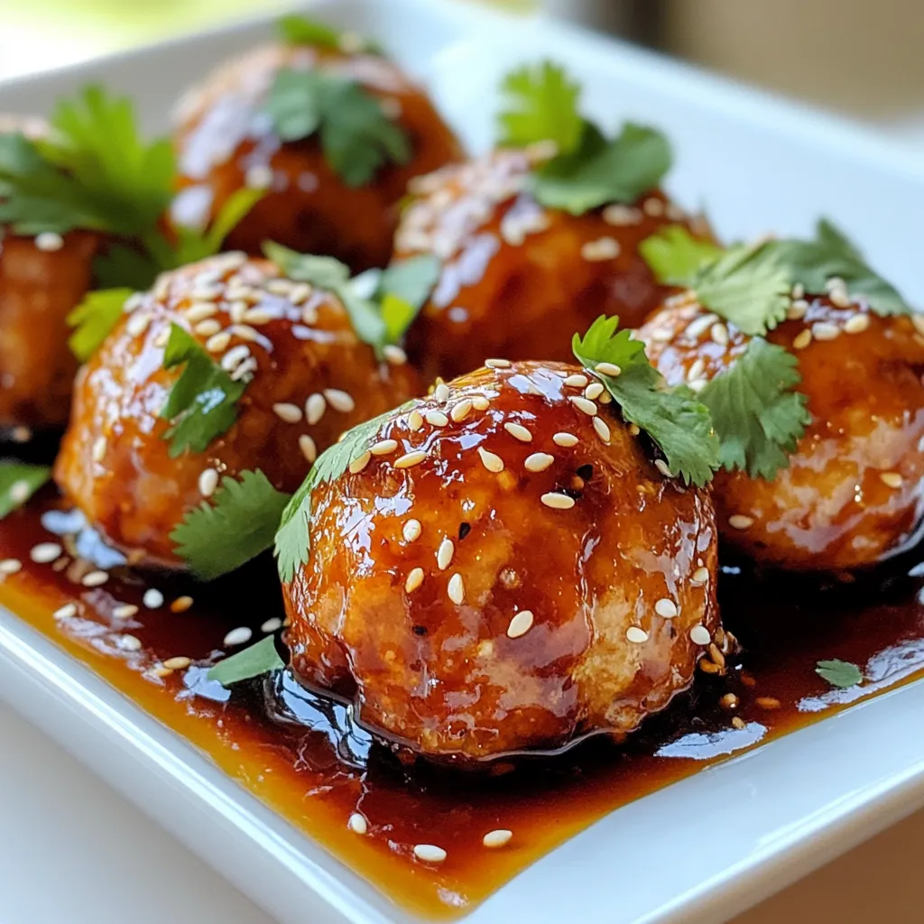 Teriyaki Chicken Meatballs Tasty and Easy Recipe