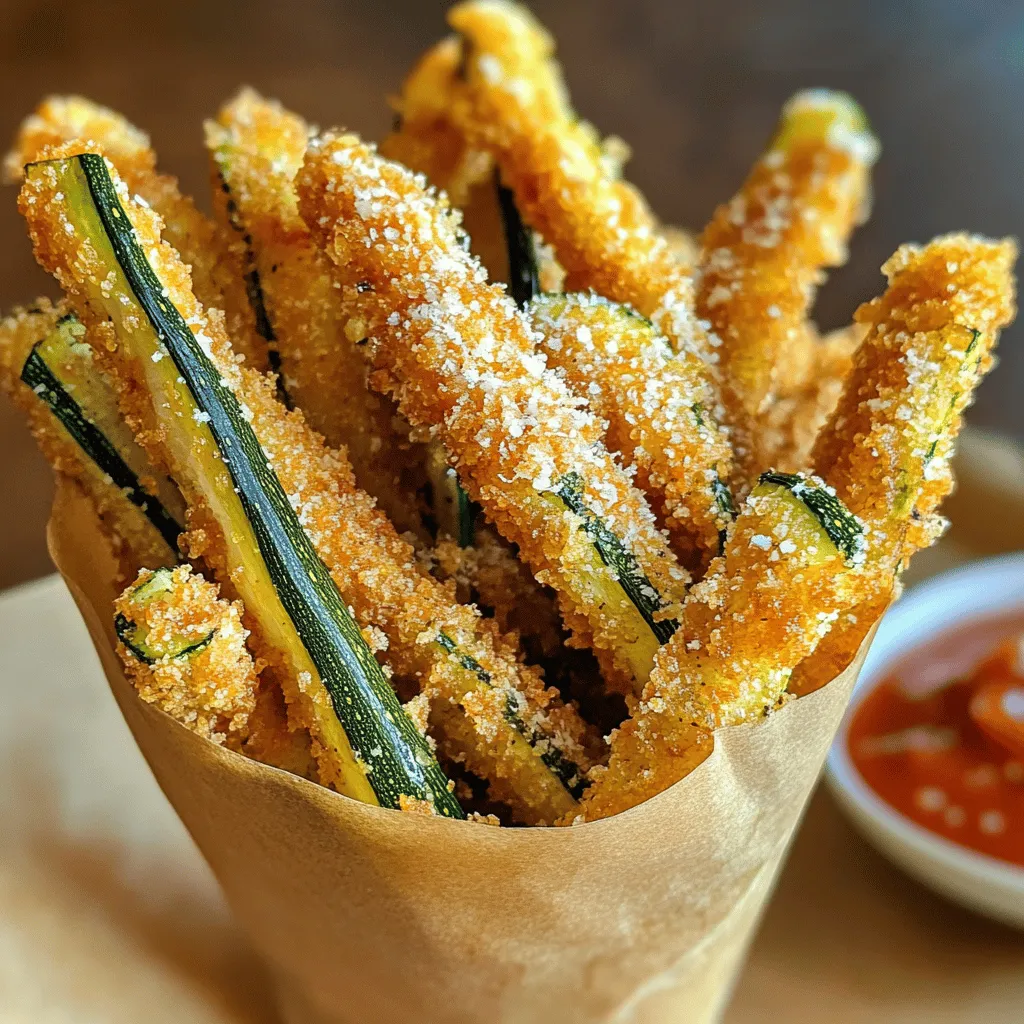 Crispy Parmesan Zucchini Fries Tasty and Simple Delight