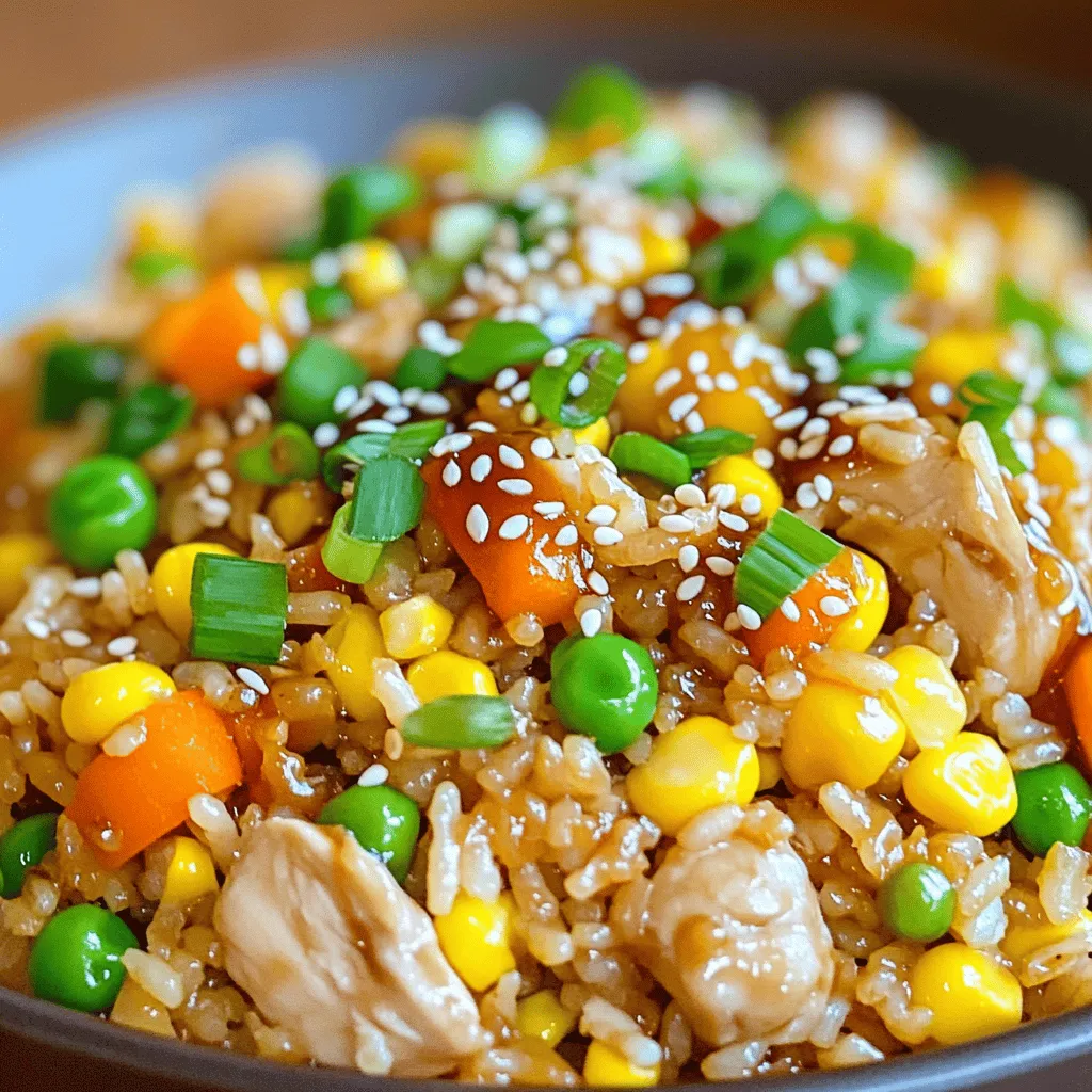 Teriyaki Chicken Fried Rice Flavorful Dinner Delight