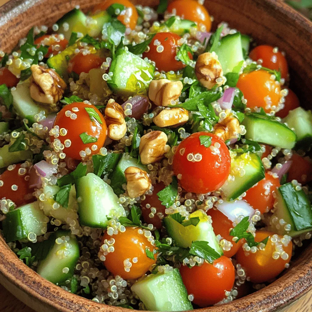 Healthy Quinoa Tabbouleh Nutritious and Flavorful Dish