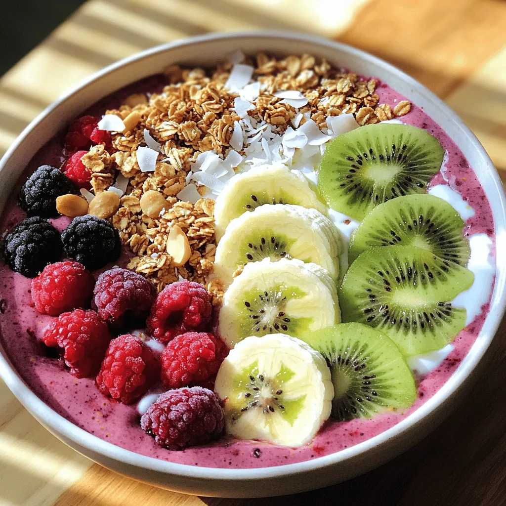 Berry Smoothie Bowl Packed with Nutrients and Flavor